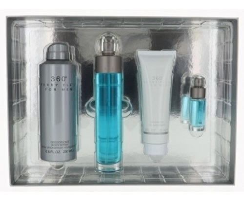 Perry Ellis 360° Set Caballero 4 Pzas