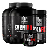 Combo 2x Carnibol + Bcaa Fix + Creatina Creapure - Darkness