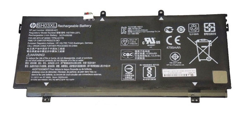 Bateria Original Hp Sh03xl X360 13 Convertible Pc 13-ac 13-w