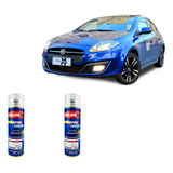 Tinta Spray Auto Fiat Azul Masserati + Verniz + Primer 300ml