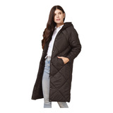 Campera Mujer Larga Corderito Pluma Ultraliviana Pixxel