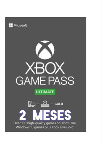 Tarjeta Xbox Game Pass 2 Meses Digital Colombia