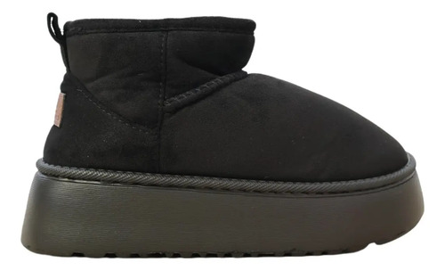 Pantufla Bota Peluche Afelpada Dama Cómoda Invierno