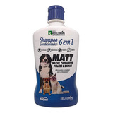 Shampoo Cond Anti Pulgas Carrapatos Sarna Cães Gatos 6 Em 1