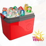 Caixa Térmica Cooler 15 L Praia Festa 22 Latas Unitermi 