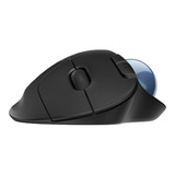 Mouse Trackball Inalámbrico Logitech  Ergo M575 Negro