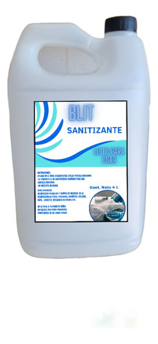 Sanitizante Liquido Aroma Fresh 4 L