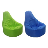 2pcs Bean Bag Gamer Recliner Outdoor And Indoor Adult Gaming