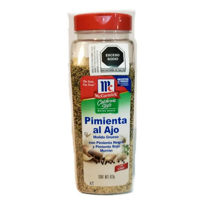 Sazonador Con Ajo Con Pimienta Negra Y Pimiento Molido 623g | Envío gratis