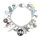 Pulsera Dijes Harry Potter, Con Elementos De La Saga