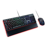 Combo Kit Gamer Teclado Mecanico + Mouse Optico Level Up Col