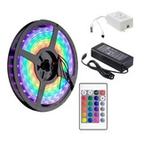 Tira Led Rgb 5050 Control Remoto 5mt