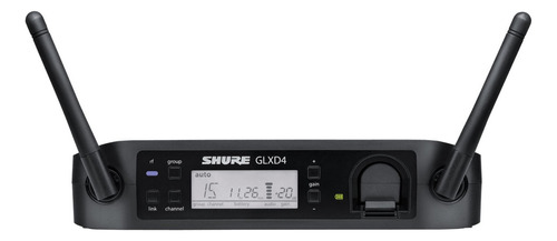 Receptor Inalámbrico Shure Glxd4 Para Micrófono 2.4 Ghz Color Negro