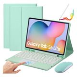 Funda C/teclado Táctil Mouse Lápiz P/galaxy Tab S6 Lite10.4