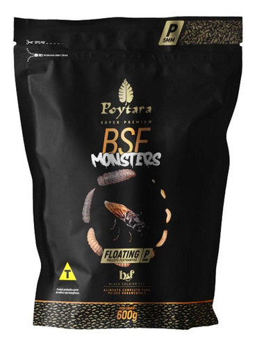 Ração Poytara Bsf Monsters P Floating 600g