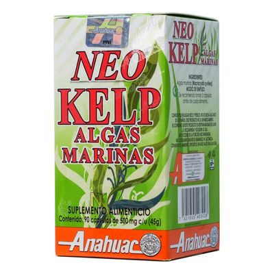 Neo Kelp Algas Marinas (90 Caps) Anahuac | MercadoLibre