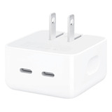 Cargador Cubo 35w Doble Usb-c+c Carga Rápida Compatible Andr