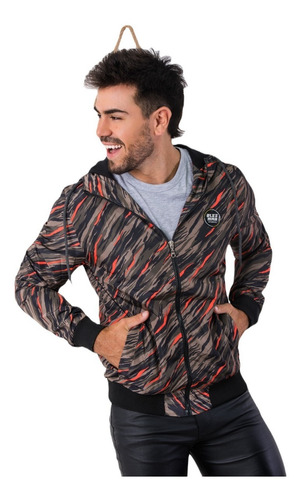 Camperas Rompeviento Hombre Chaquetas Impermeables Estampado