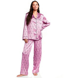 Pijama Victoria's Secret Satin Conjunto Violeta Lazos