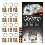 Luces Para Botellas Luz Corcho Tira Led 3m 30led 12piezas