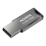 Pendrive Adata Uv250 Auv250-16g-rbk 16gb 2.0 Prateado