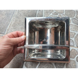 Antigua Jabonera Acero Inox. Retro 16,5 X 16,5 X 10 Prof.