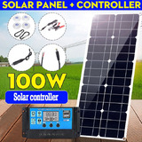 Cargador De Batería Del Controlador 12v Del Panel Solar 100w