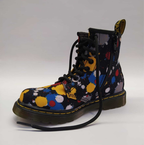 Botas Dr Martens Niños Oficiales Importada Delaney Splat #17