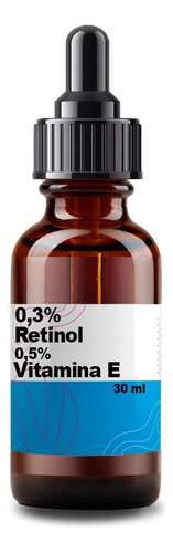 Sérum Noturno Retinol 0,3% + Vitamina E - 30ml Momento De Aplicação Noite Tipo De Pele Todo Tipo De Pele