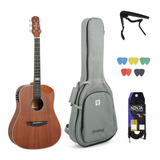 Kit Violão Folk Strinberg Sd201hc Mgs +bag & Acessórios