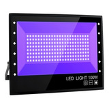 Reflector Luz Negra Uv Ultravioleta 100w Led Pista De Baile