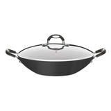 Panela Wok Tramontina Com Tampa Antiaderente 32cm Inducao