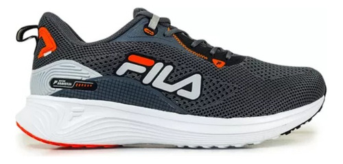 Zapatillas Fila Racer Brave Run Hombre Gris/naranja