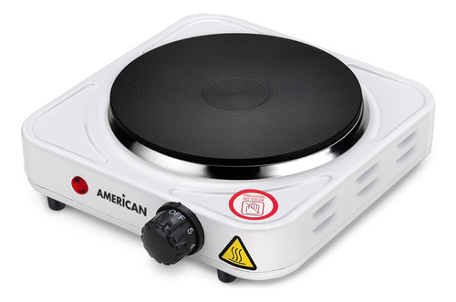 Parrilla Eléctrica  Blanca American 1000w 6186 Original