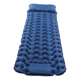 Colchoneta De Camping Portátil Para Dormir, Azul Marino, Lig