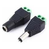 Conector Tipo Jack Dc Corriente.  20 Hembra + 20 Machos