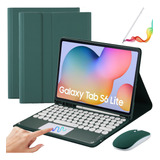Capa Com Teclado+mouse+caneta Para Galaxy Tab S6 Lite 10.4 