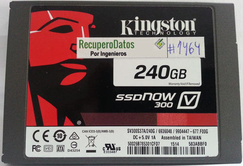 Kingston Shss37a/480g Hyper 480gb Sata - 2549 Recuperodatos