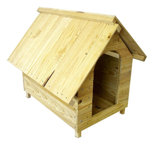 Casinha De Madeira Pinus Para Cães N.3