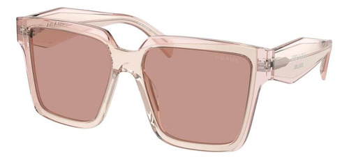 Prada Spr 24z 13i-08m Square Shape Pink Gold