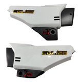 Juego De Tapas Cubiertas Laterales Honda Cgl125 Tool Blanca