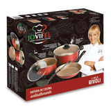 Batería De Cocina 4 Pzas Antiadherente Jovifel Rivoli