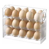 Organizador Estante De Huevos Para Nevera Encimera 3 Niveles