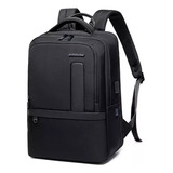 Mochila Bolsa Masculino Feminino Multifuncional Impermeável Preto Poliéster Impermeável