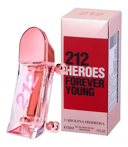 Perfume Feminino 212 Heroes For Her Carolina Herrera 30ml