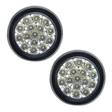 Juego De Faros Led Traseros Redondos Blanco 12v