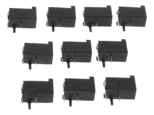 10pcs 3 Pin Pcb Mount 3.5x1.35mm Conector Dc Stromanschluss