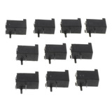 10pcs 3 Pin Pcb Mount 3.5x1.35mm Conector Dc Stromanschluss