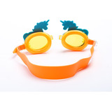 Lentes De Natación Niño. Gafas De Agua Anti Empañante Unisex Color Naranja