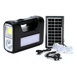 Kit Energia Solar 3 Lampadas Led Placa E Central Eletrônica